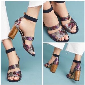 MOVING SALE NWT Anthro Mosaic Shoes Fabric Purple